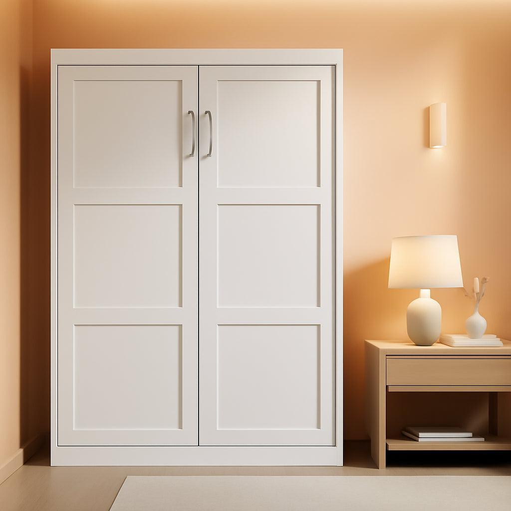 65 Inch Queen Murphy Bed With Wardrobe Storage System - PM Bedding Store