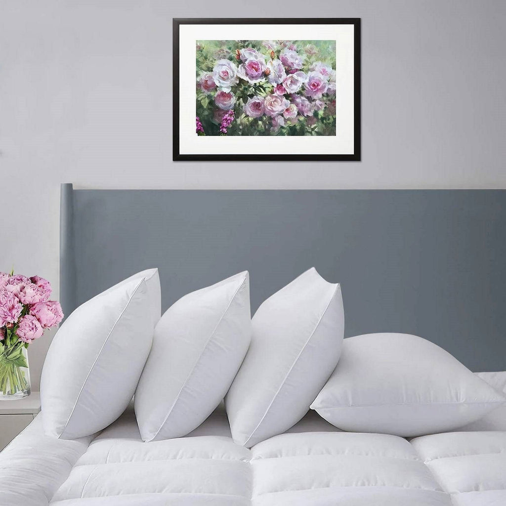 Set of 4 - Queen size Down Alternative Pillows - Machine Washable-1