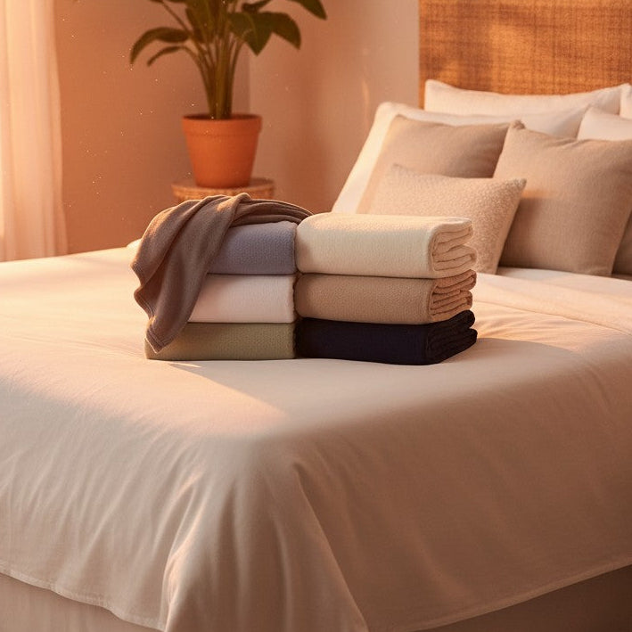 BHM Collection Light Weight Fleece Blankets - PM Bedding Store