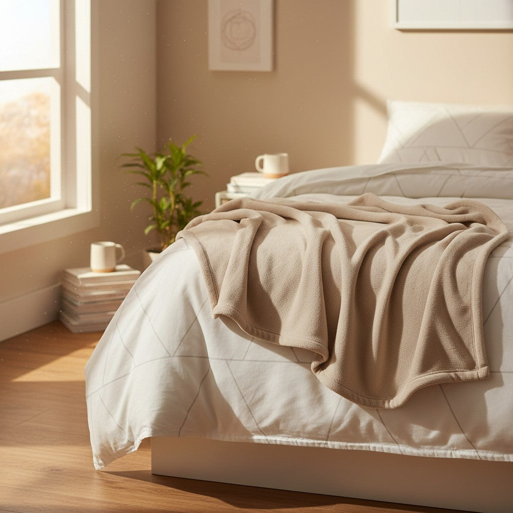 BHM Collection Light Weight Fleece Blankets - PM Bedding Store