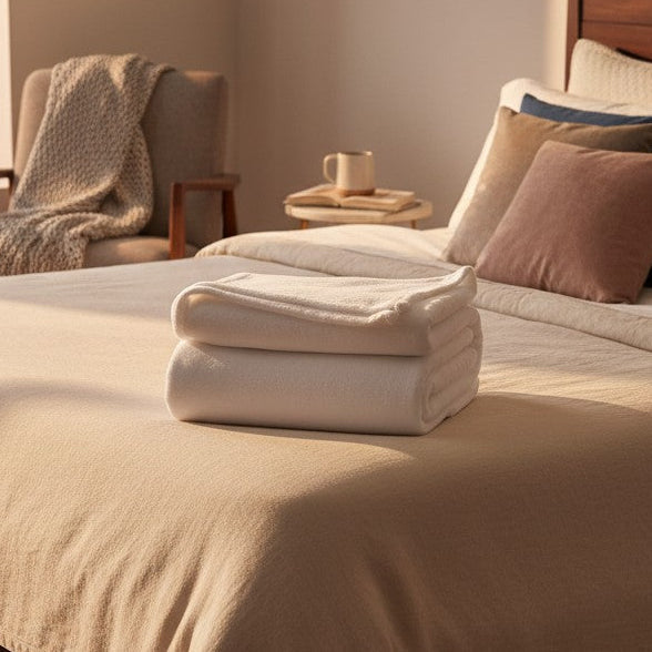 BHM Collection Light Weight Fleece Blankets - PM Bedding Store