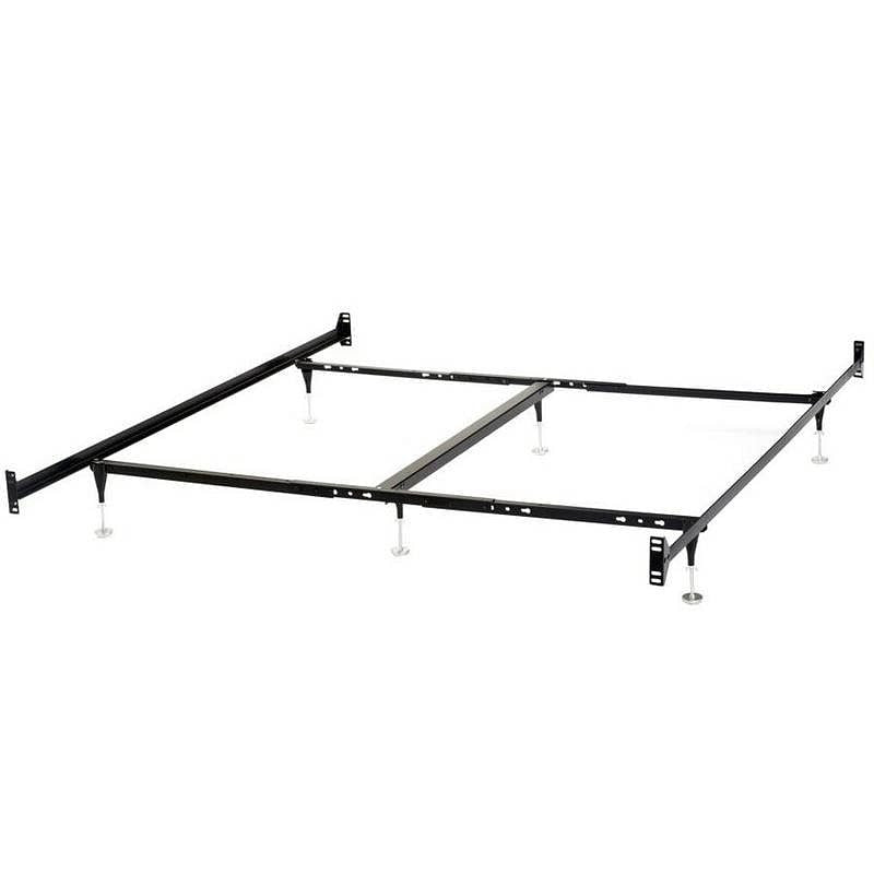 Queen Metal Bed Frame with Bolt-on Headboard Footboard Brackets - PM Bedding Store