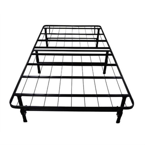 Twin size Black Metal Platform Bed Frame-0