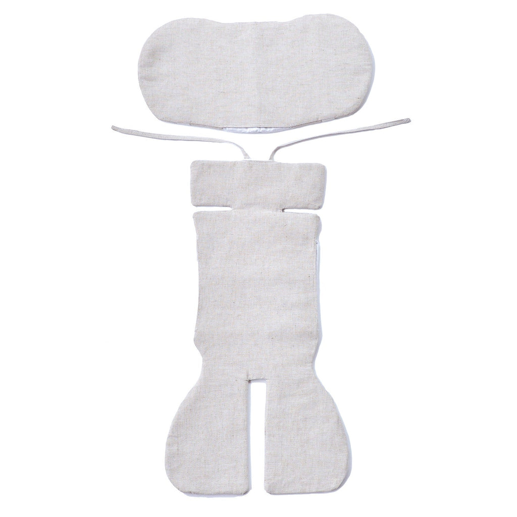 Organic Flax Linen Car Seat & Cooling Stroller Liners