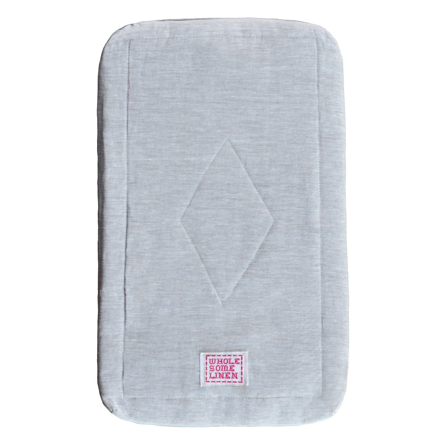 Custom Organic Flax Linen Mattress Pad for Bassinet, Cradle or Crib