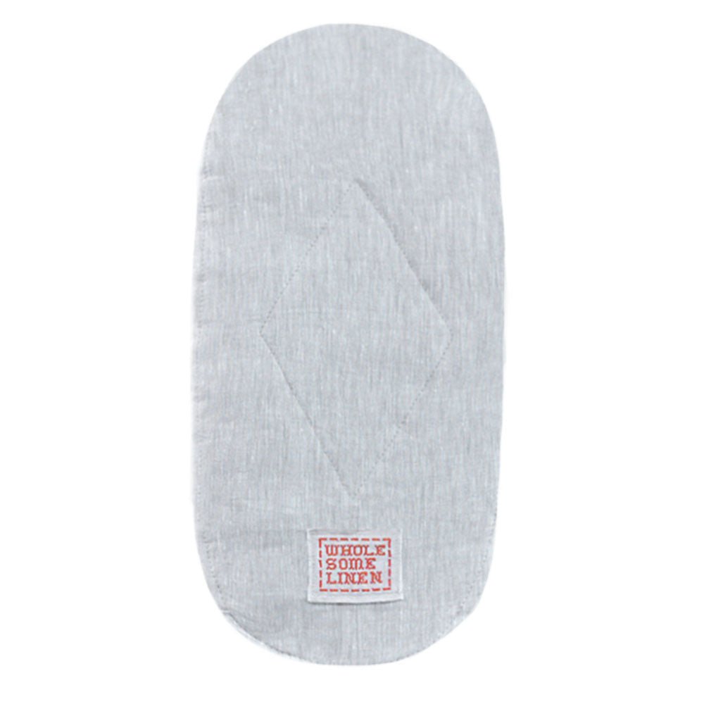Custom Organic Flax Linen Mattress Pad for Bassinet, Cradle or Crib