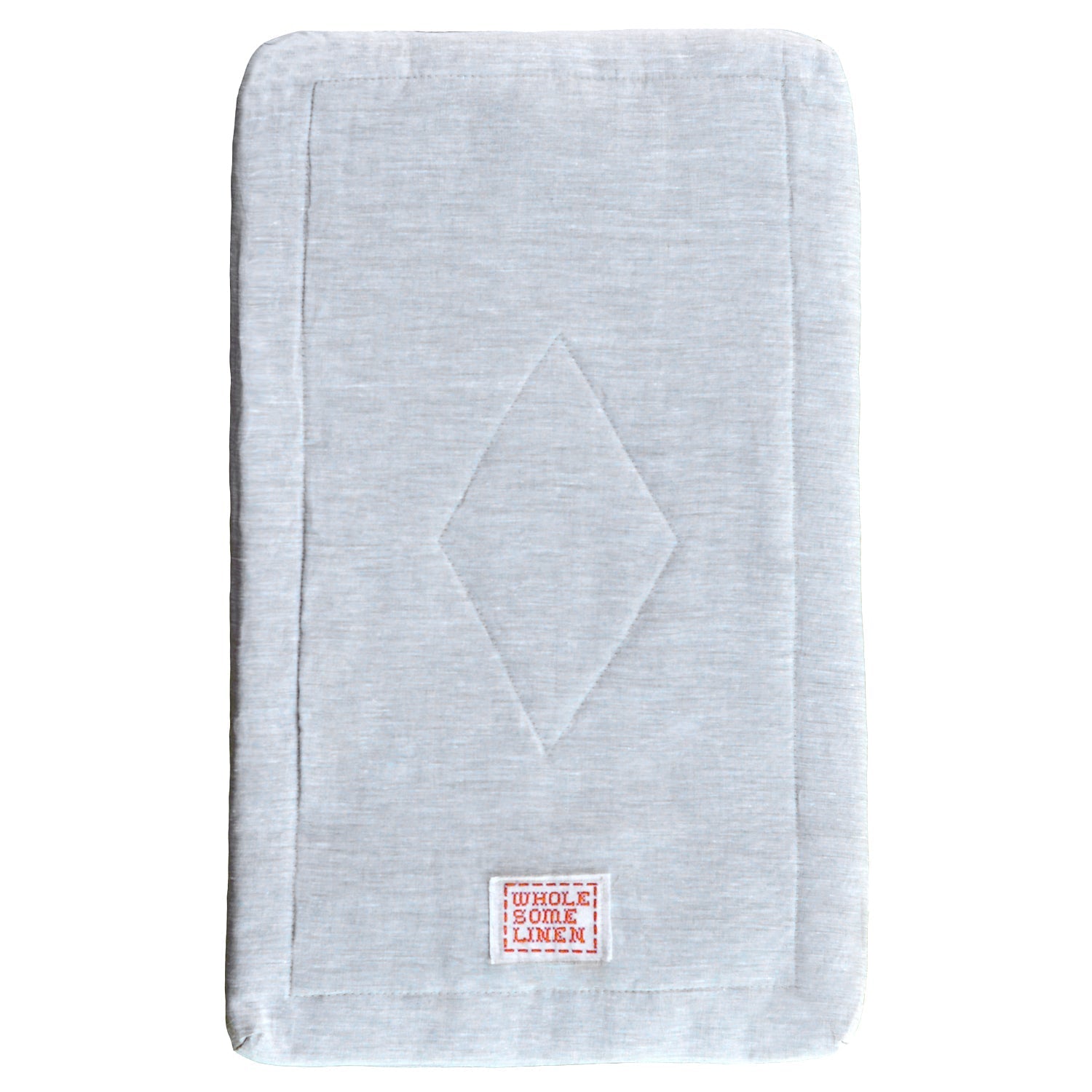 Custom Organic Flax Linen Mattress Pad for Bassinet, Cradle or Crib