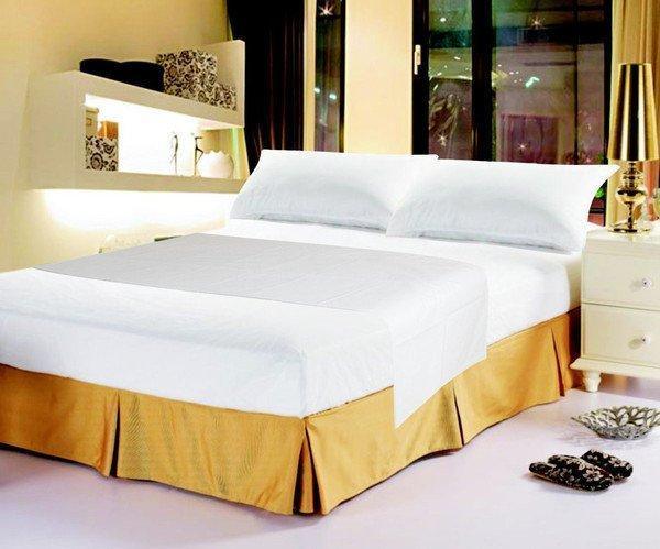DaDa Bedding White Soft Fitted & Flat Bed Sheets w/ Pillow Cases Set (FSFS098765) - PM Bedding Store