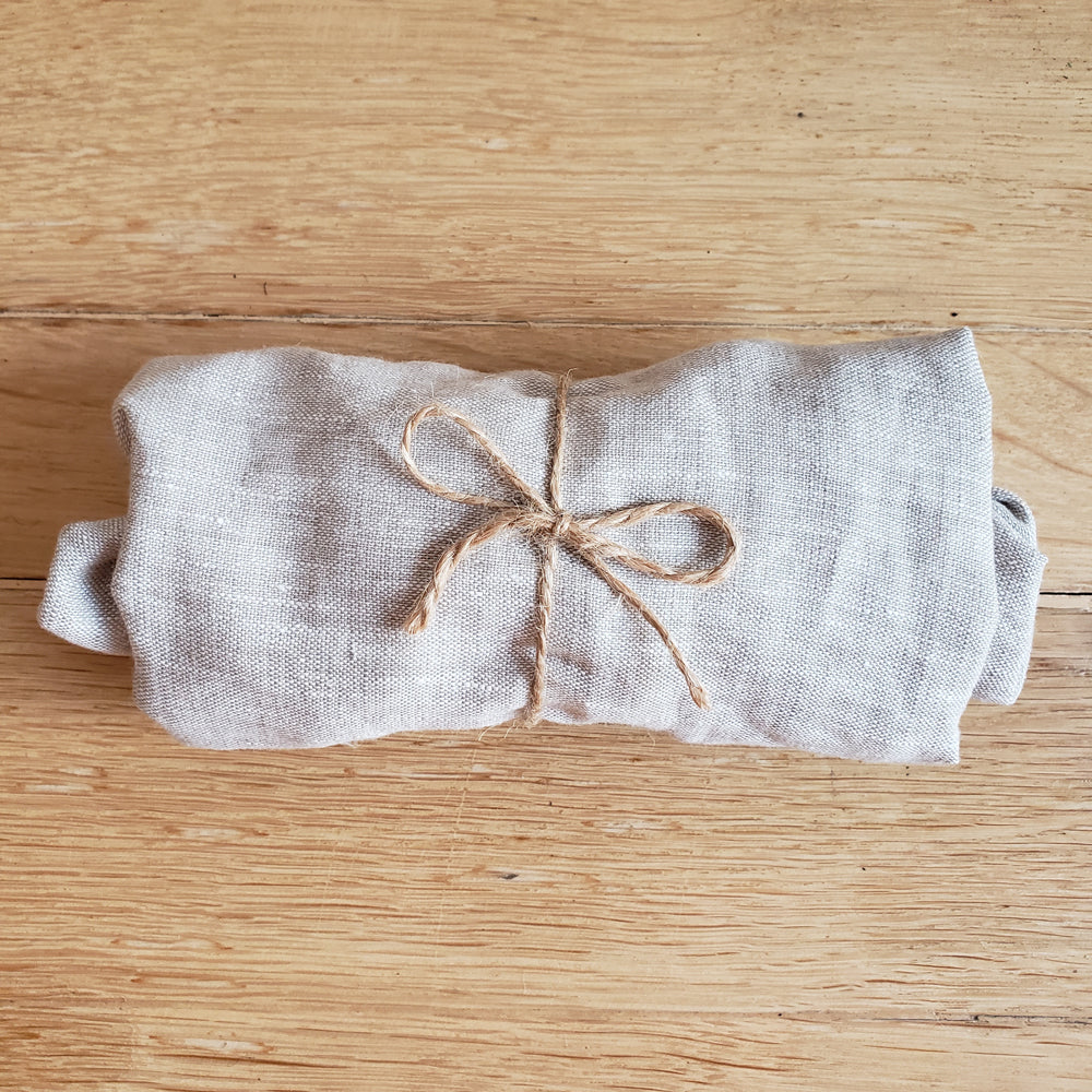 Organic Flax Linen Baby Bassinet Sheets