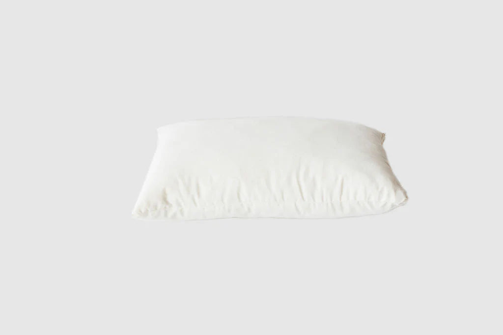 Organic Wooly Down Bed Pillow by Holy Lamb Organics featuring soft, plush wool-filled surface and supportive design for comfortable sleep.
